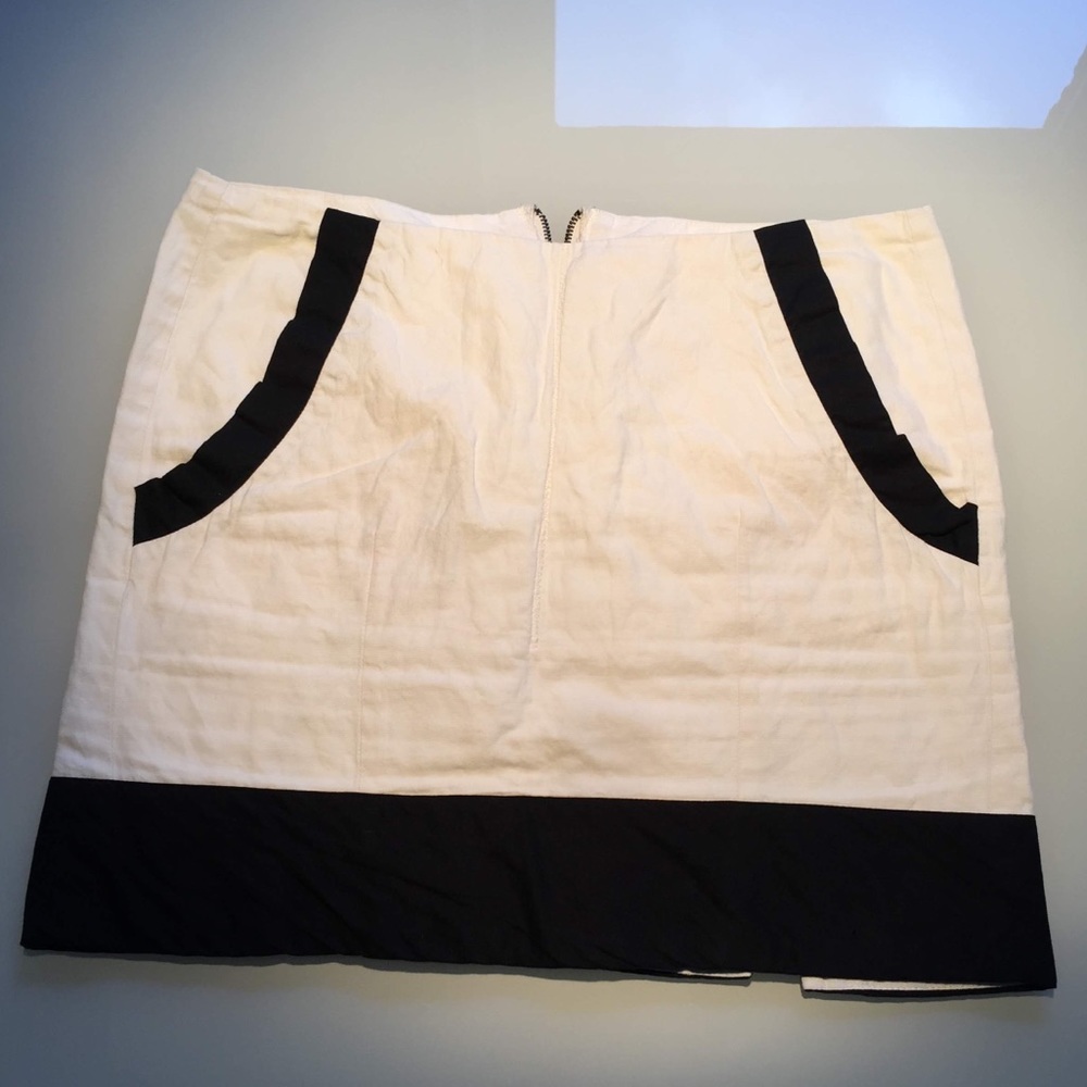 Dondup Skirt, black and white